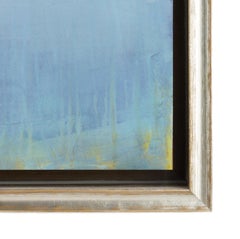 "On The Water XXII: Spinnaker" Contemporary Framed Oil and Wax on Panel