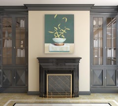 Grüner Wind  -  Contemporary Surrealist Still Life Painting