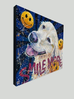 Smile More, Oil Painting