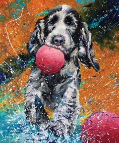 Play Pal, Oil Painting