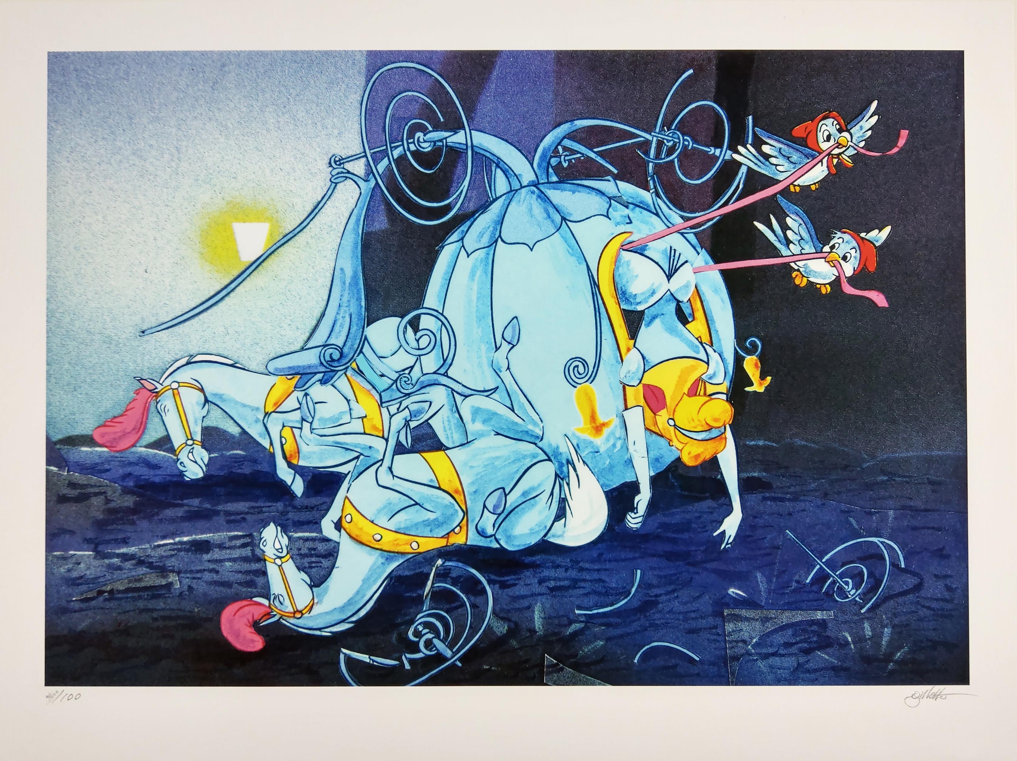 Cinderella Carriage Crash - Jeff Gillette Street Art Print, Dismaland by Banksy
