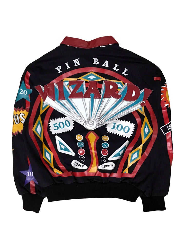Jeff Hamilton Pinball Wizard The Who Tour Leather Jacket For