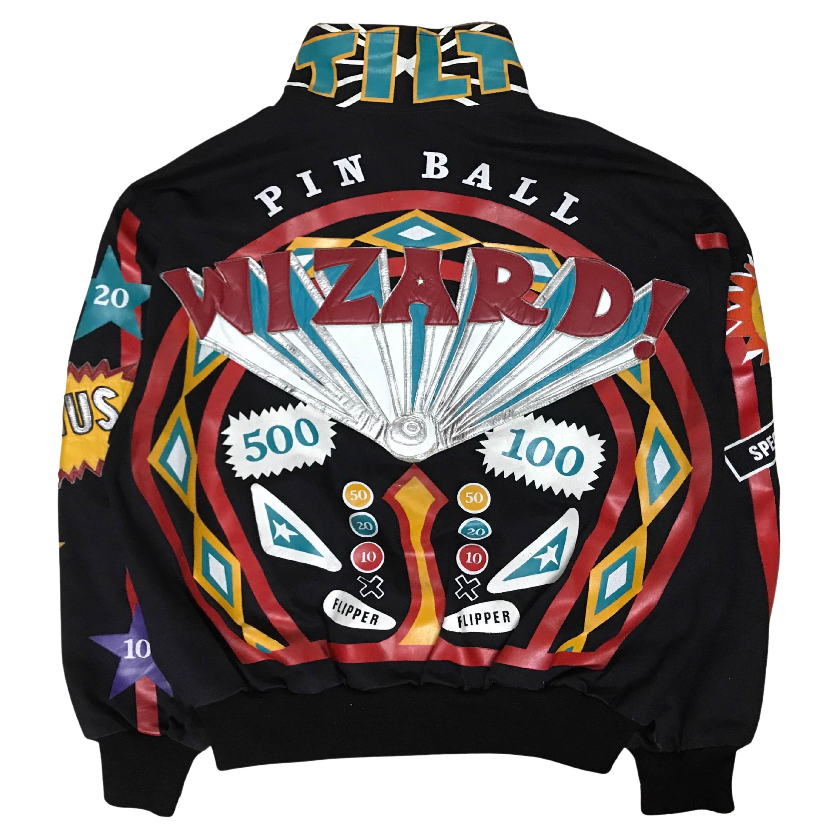 90s Martin Intro 8 Ball Blue Varsity Jacket