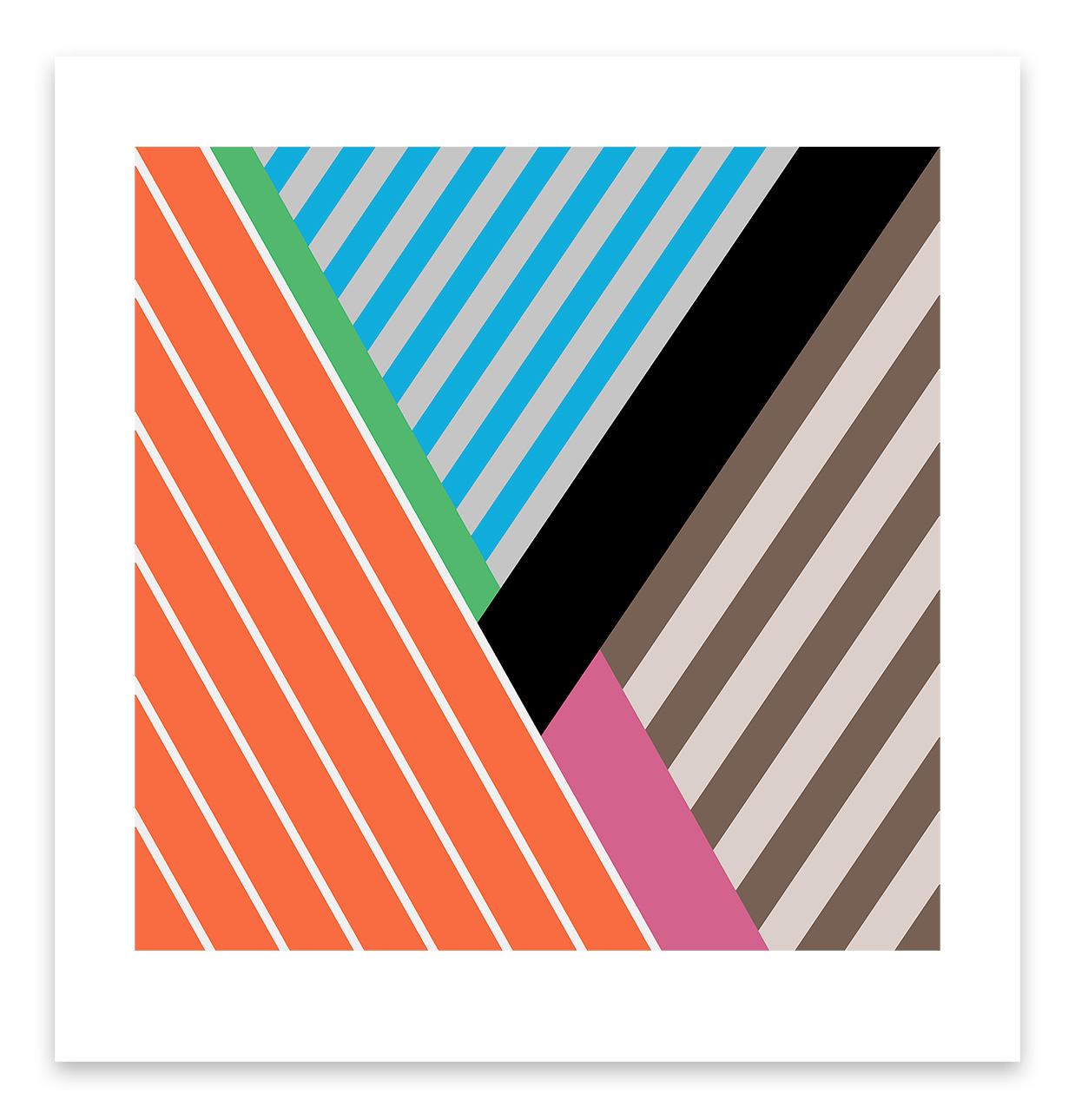 Jeff Kahm Abstract Print - Converse 1