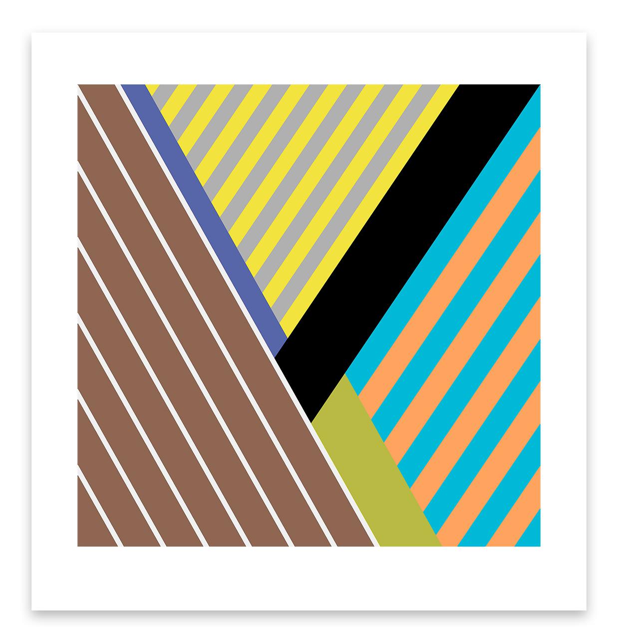 Jeff Kahm Abstract Print – Umgekehrte 2