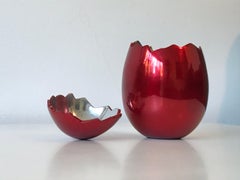 After Jeff Koons Small Cracked Egg Sculpture Invitation, 2008