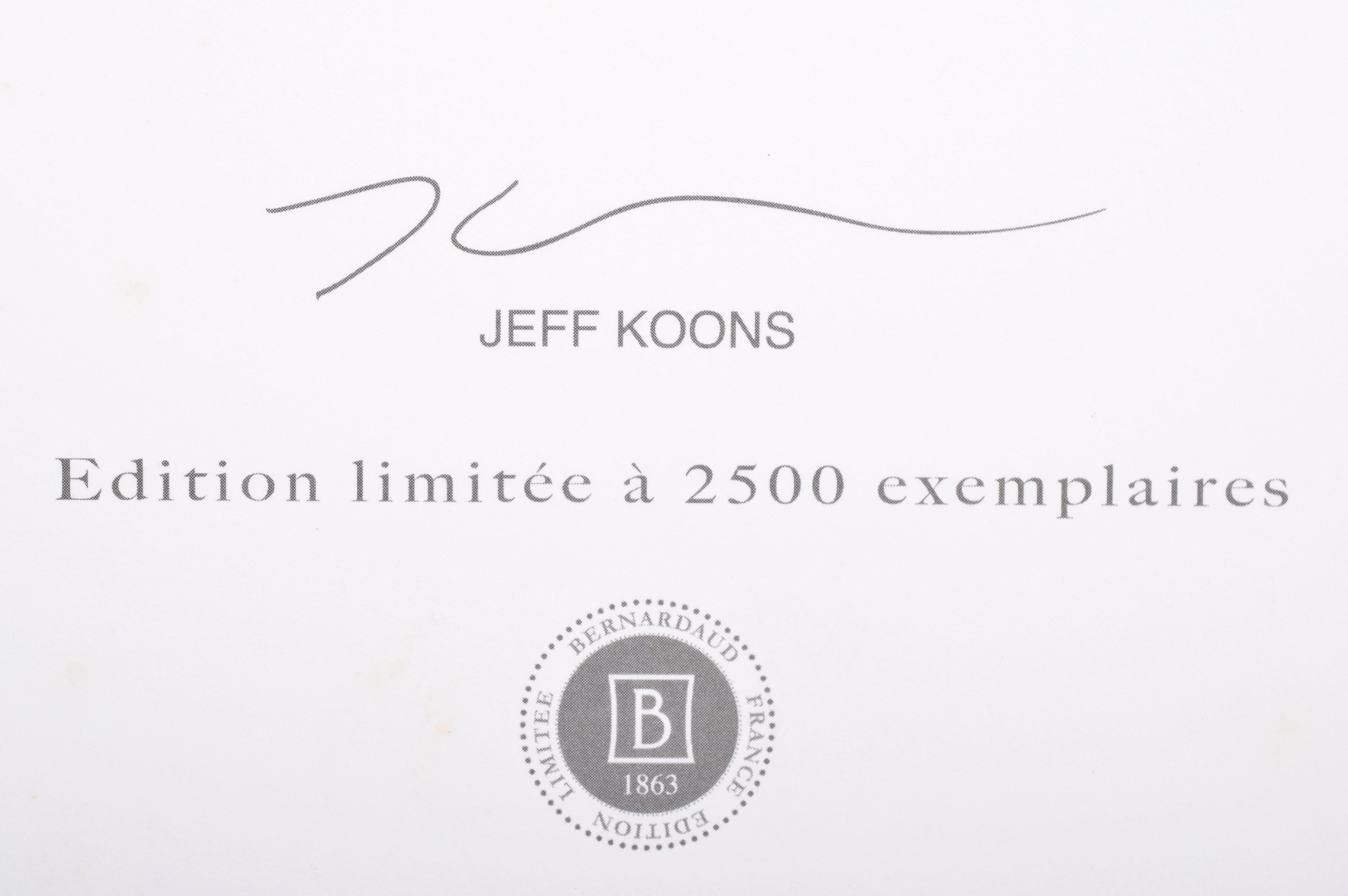 Jeff Koons Lips Porzellanteller im Angebot 3