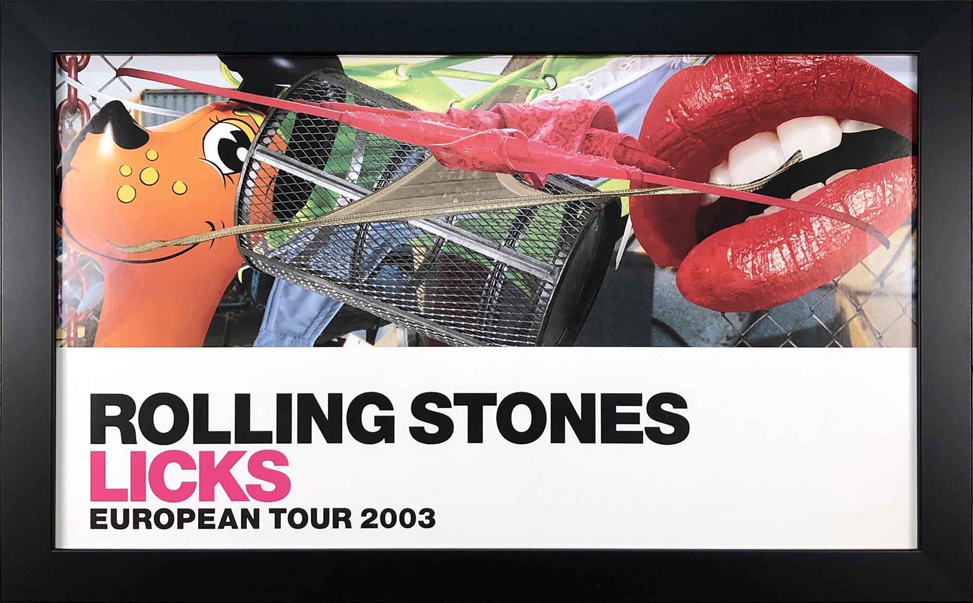 2003 Nach Jeff Koons 'Rolling Stones Licks European Tour 2003' Pop Art Offset 