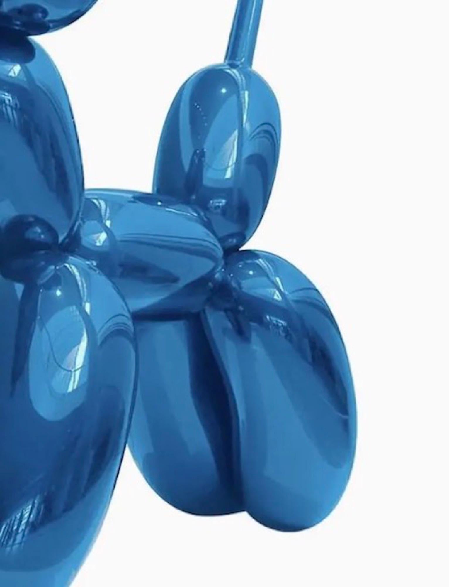 Balloon Dog (Blue) - Interior Print Bianco di Jeff Koons