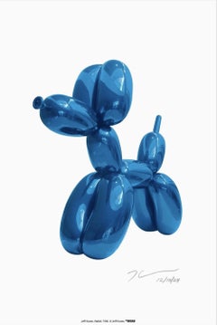 Balloon Dog Signed Print (Blau), Jeff Koons Balloon Dog Print