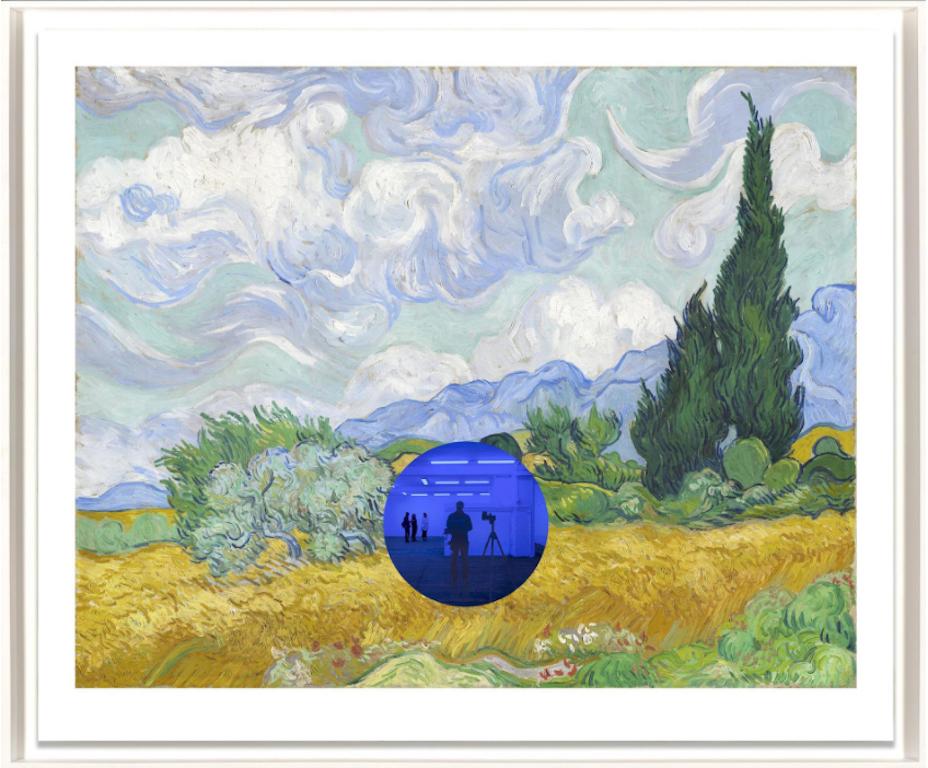 Jeff Koons Landscape Print - Gazing Ball (van Gogh Wheatfield with Cypresses)