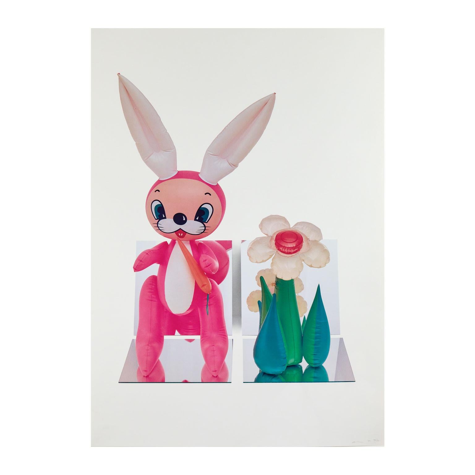 Inflatable Flower and Bunny - Print by Jeff Koons