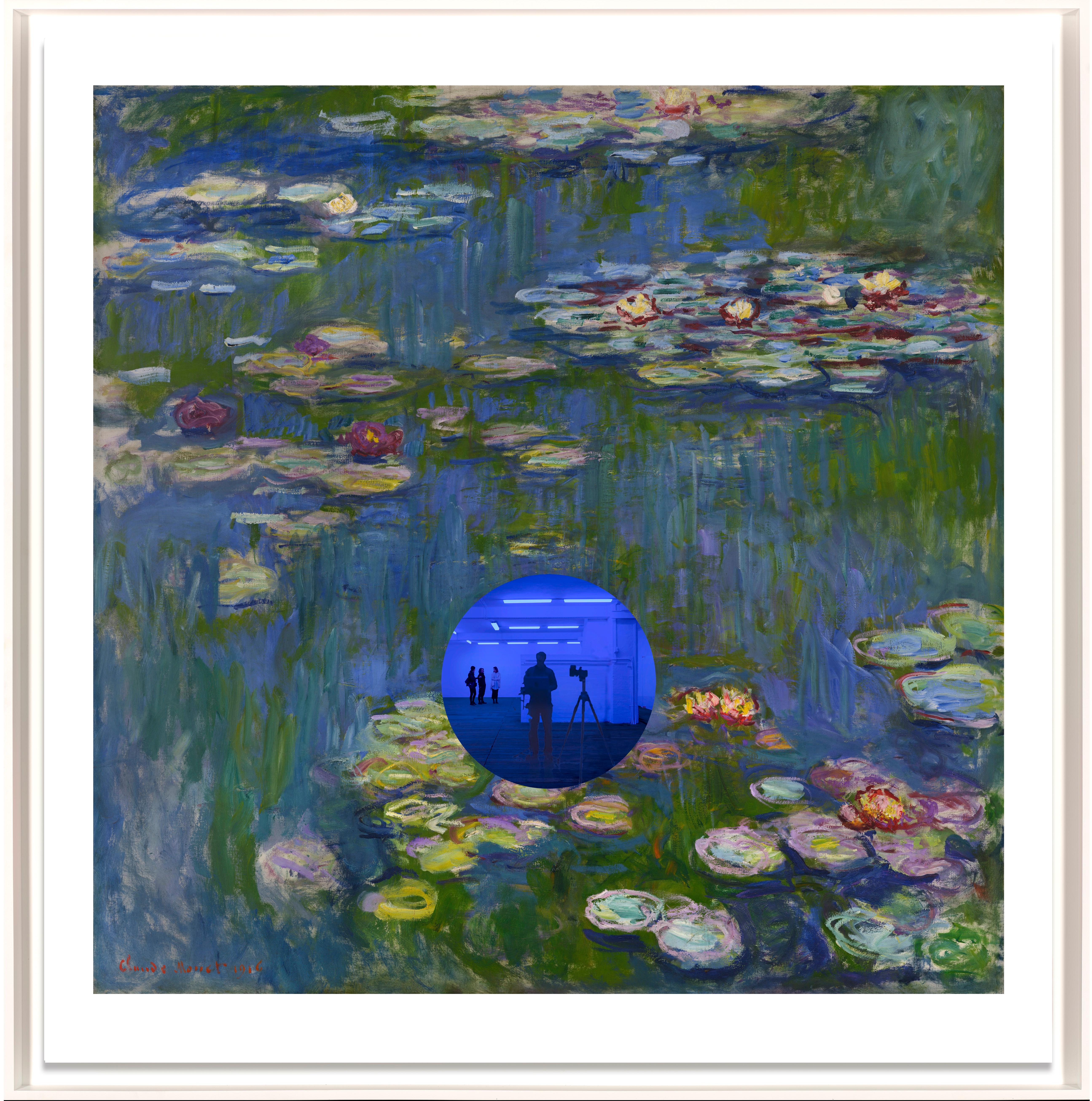 Jeff Koons
Gazing Ball (Monet Water Lilies), 2018
Archival pigment print on Innova rag paper, glass
38 3/5 × 37 4/5 in  98 × 96 cm
Edition of 20, 5 AP 
Artist Frame

Comes with Certificate of Authenticity 
Signed and numbered by the artist