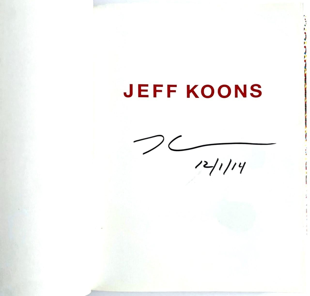 Monographie de 592 pages, signée à la main par Jeff Koons en vente 4