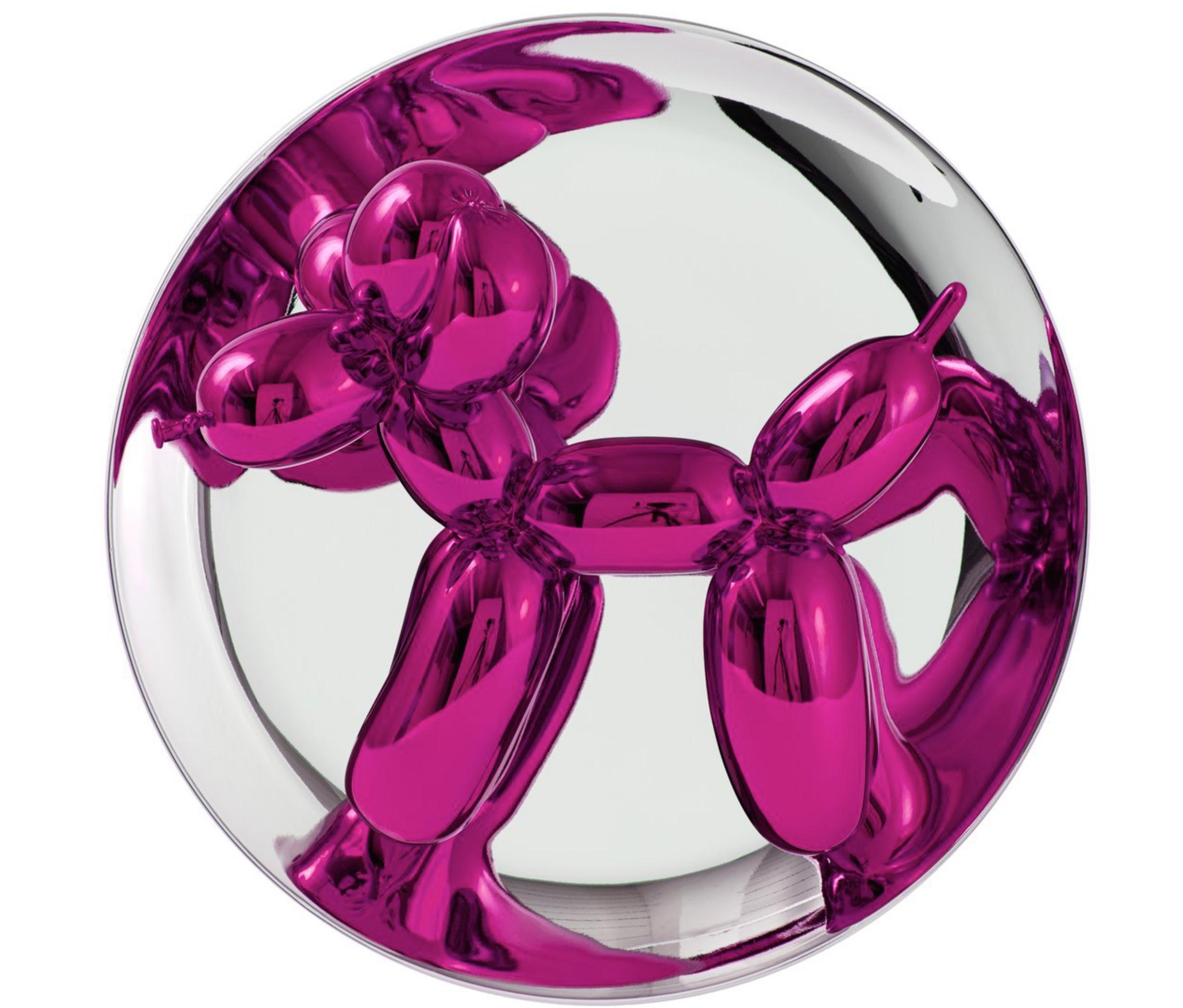 Ballon Dog Magenta - Sculpture de Jeff Koons