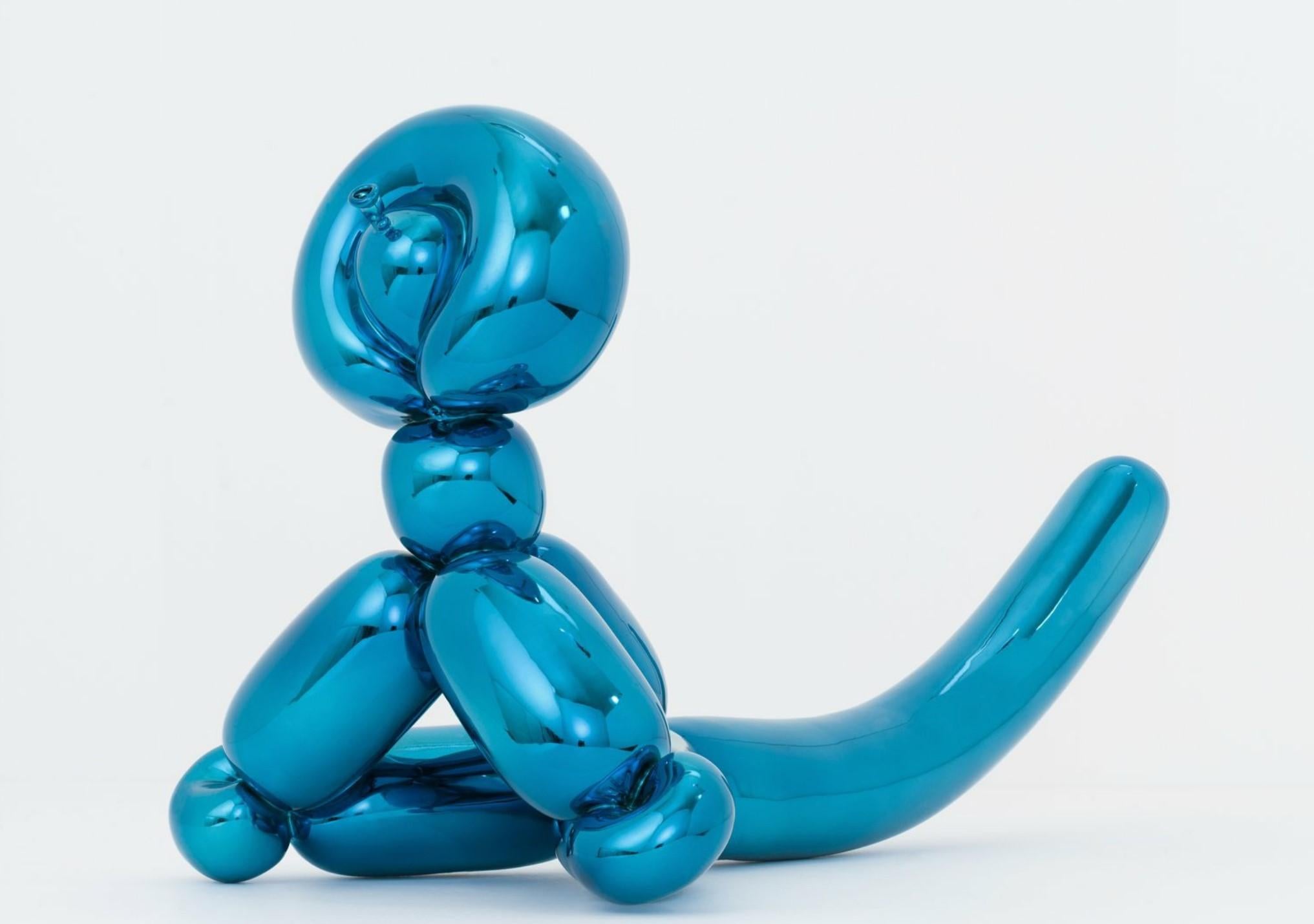 Ballon Singe Bleu - Sculpture de Jeff Koons