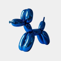 Cane con palloncino (blu)
