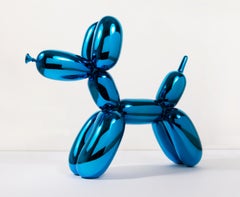 Cane con palloncino (blu)