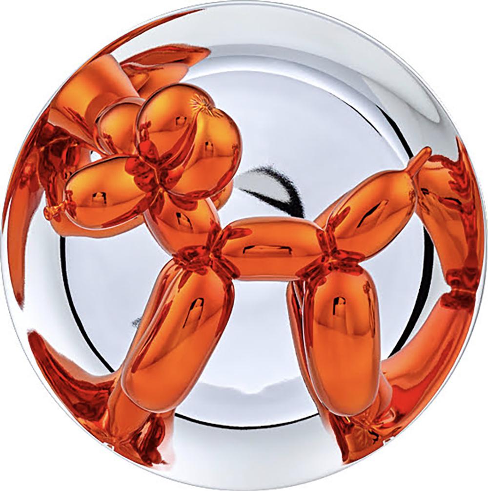 Jeff Koons Figurative Sculpture - Balloon Dog (Orange)