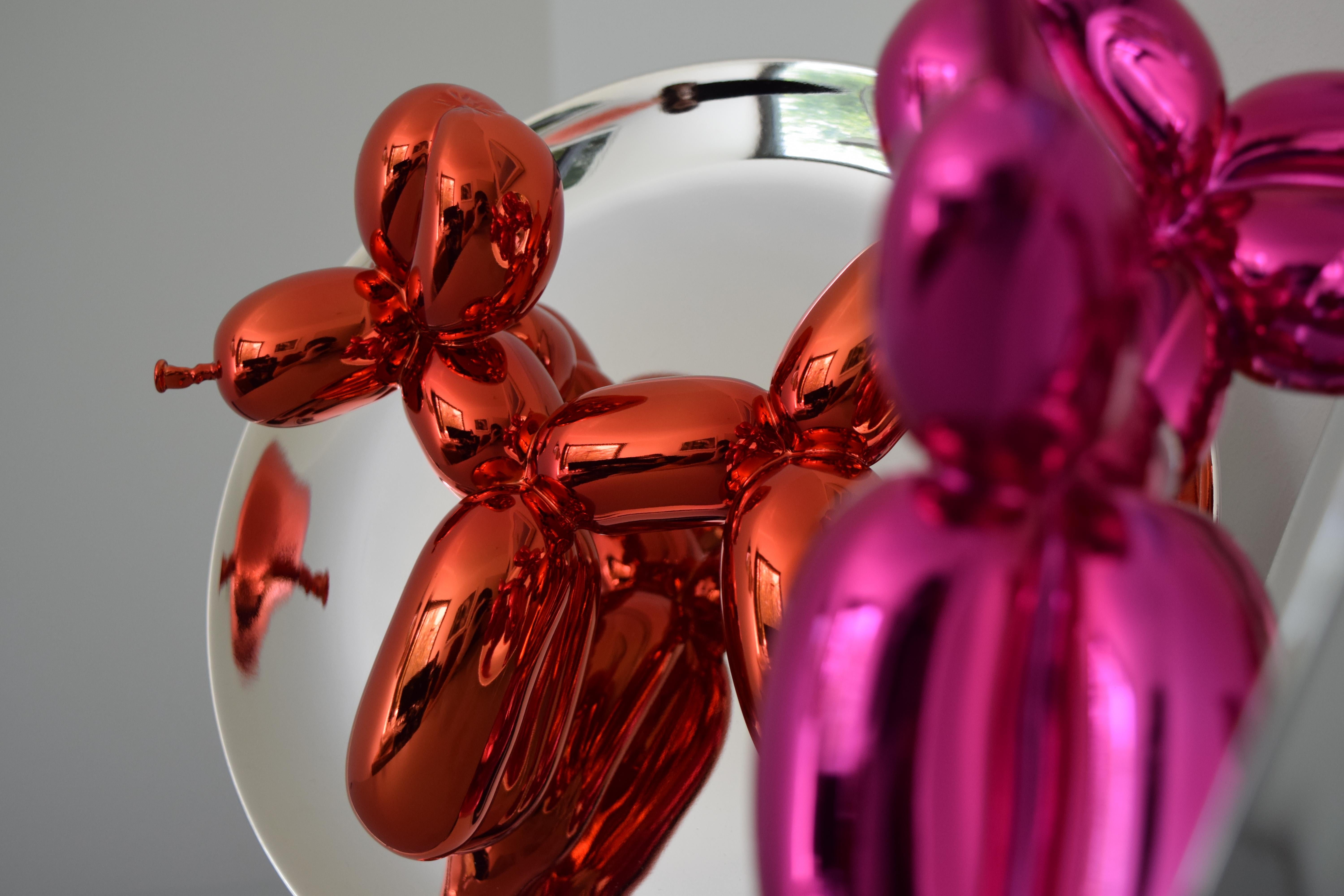 Ballonhund (Orange) - Jeff Koons, Zeitgenössisch, Porzellan, Skulptur, Dekor im Angebot 9