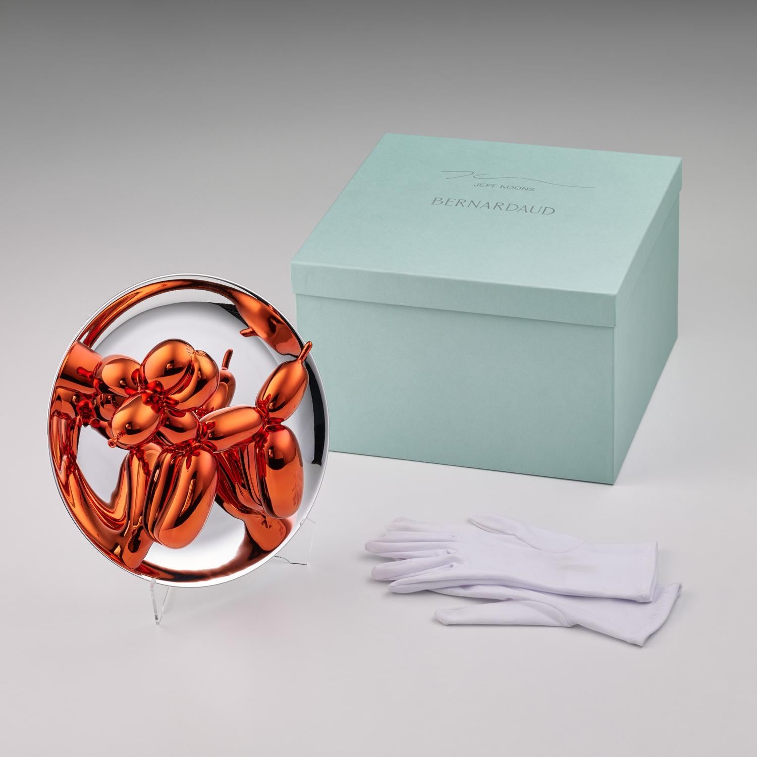 Ballonhund (Orange) - Jeff Koons, Zeitgenössisch, Porzellan, Skulptur, Dekor im Angebot 1