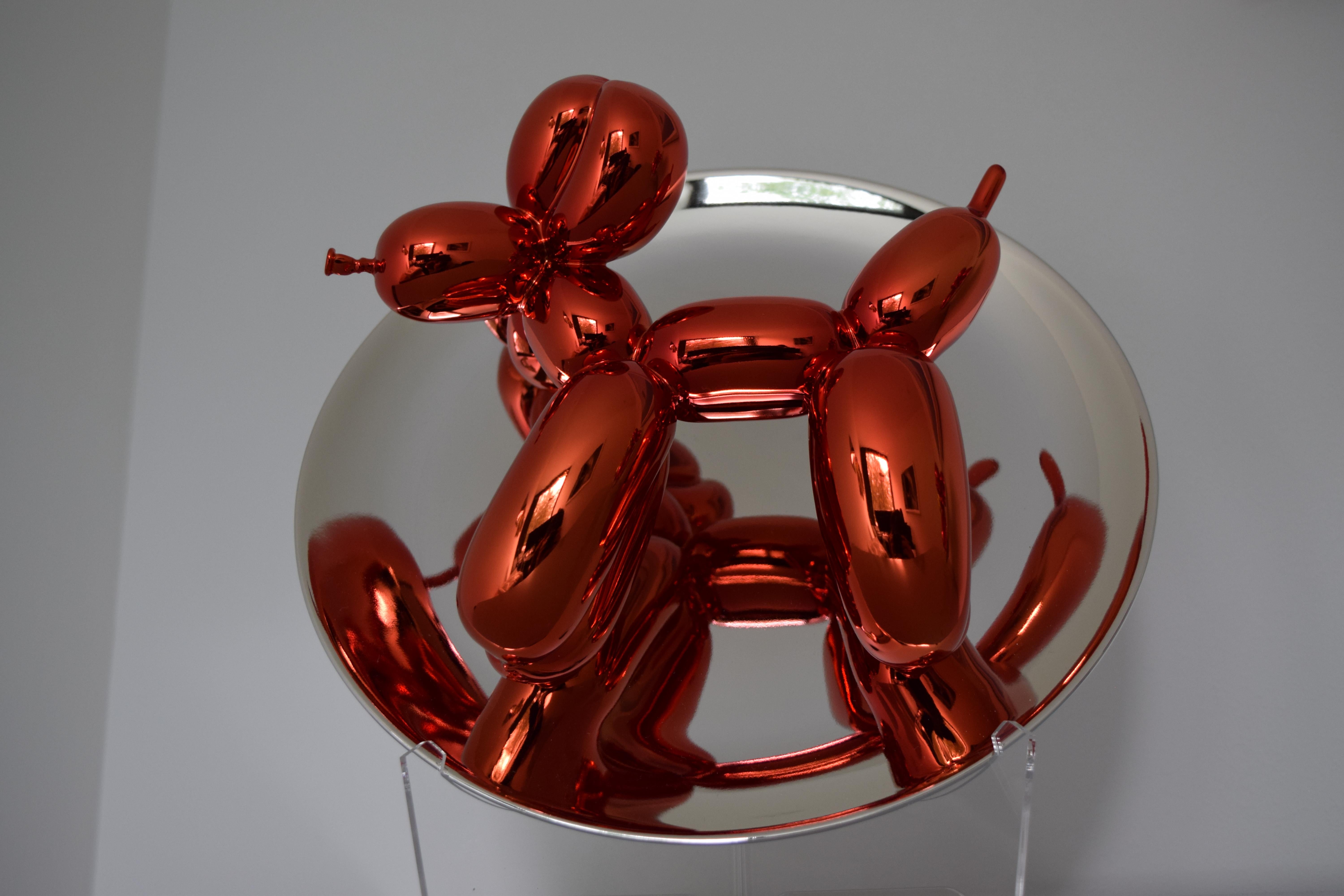 Ballonhund (Orange) - Jeff Koons, Zeitgenössisch, Porzellan, Skulptur, Dekor im Angebot 4