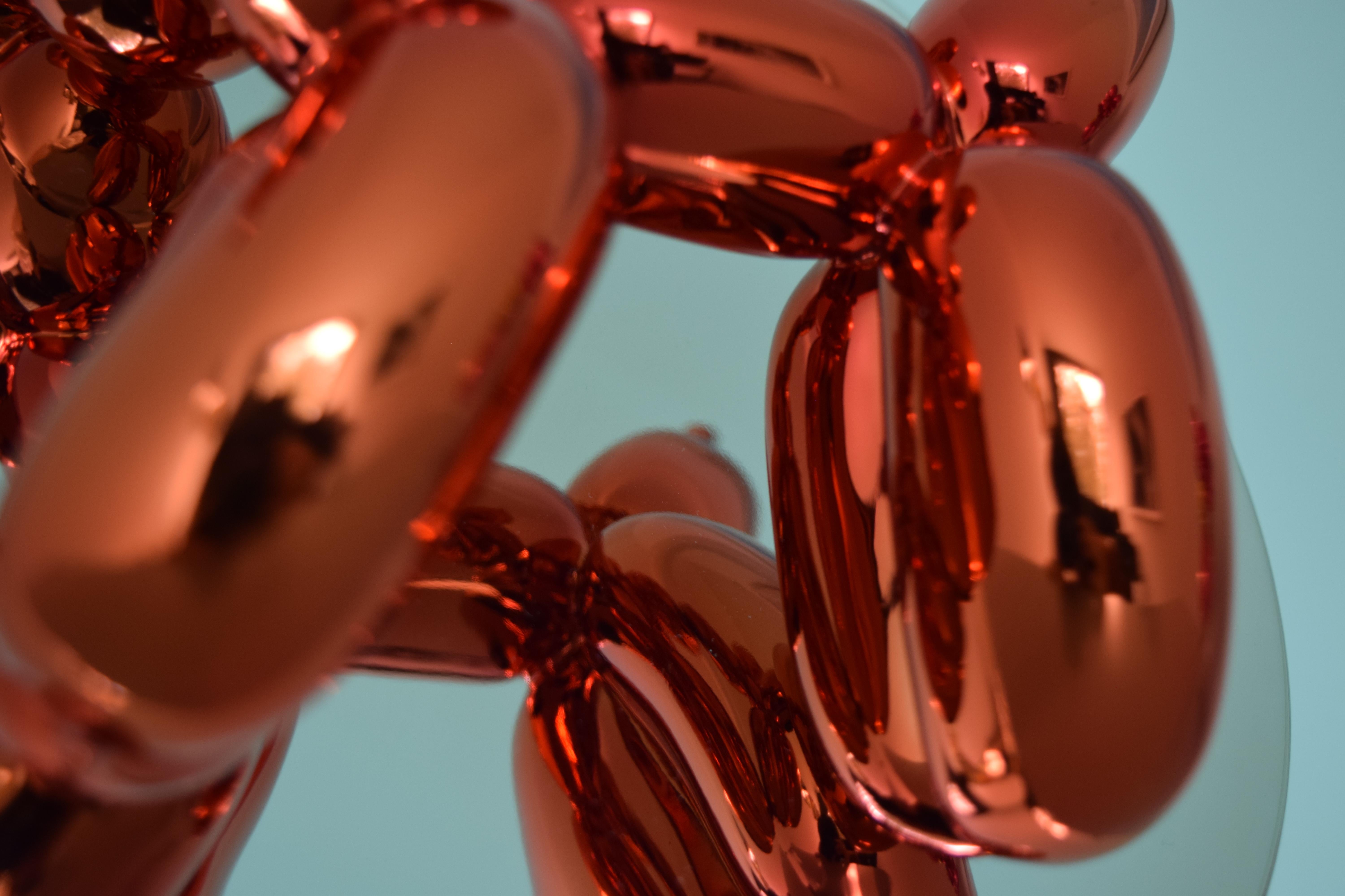 Dog Balloon Dog (orange) - Jeff Koons, contemporain, porcelaine, sculpture, décoration 5