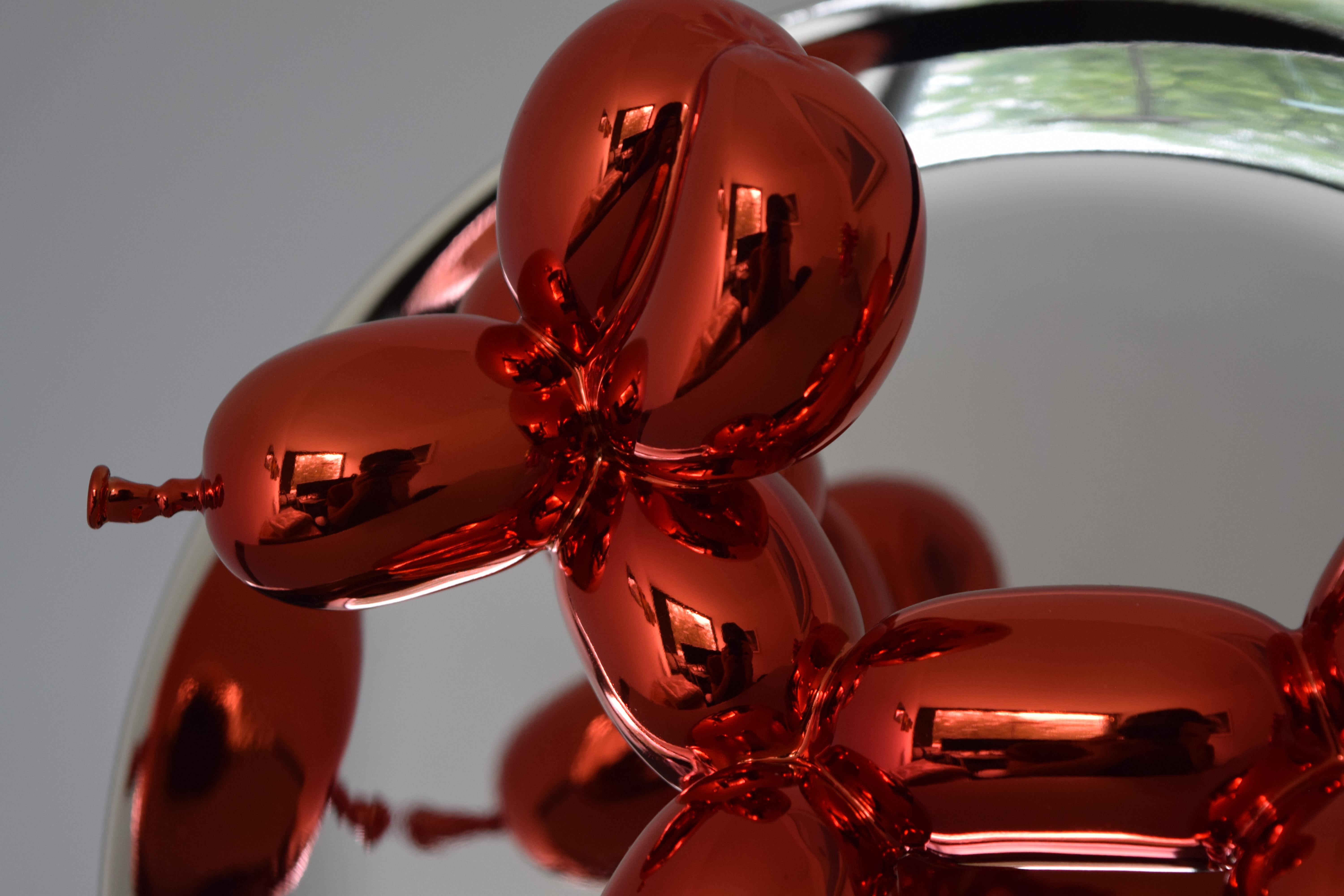 Ballonhund (Orange) - Jeff Koons, Zeitgenössisch, Porzellan, Skulptur, Dekor im Angebot 7