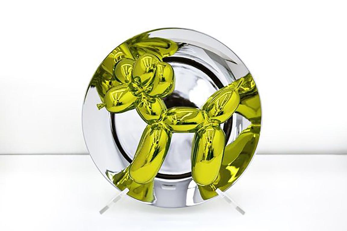 Assiette pour chien ballon - Sculpture de Jeff Koons