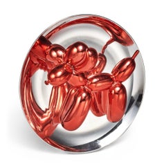 "Balloon Dog (Red), " Jeff Koons Sculpture, Pop