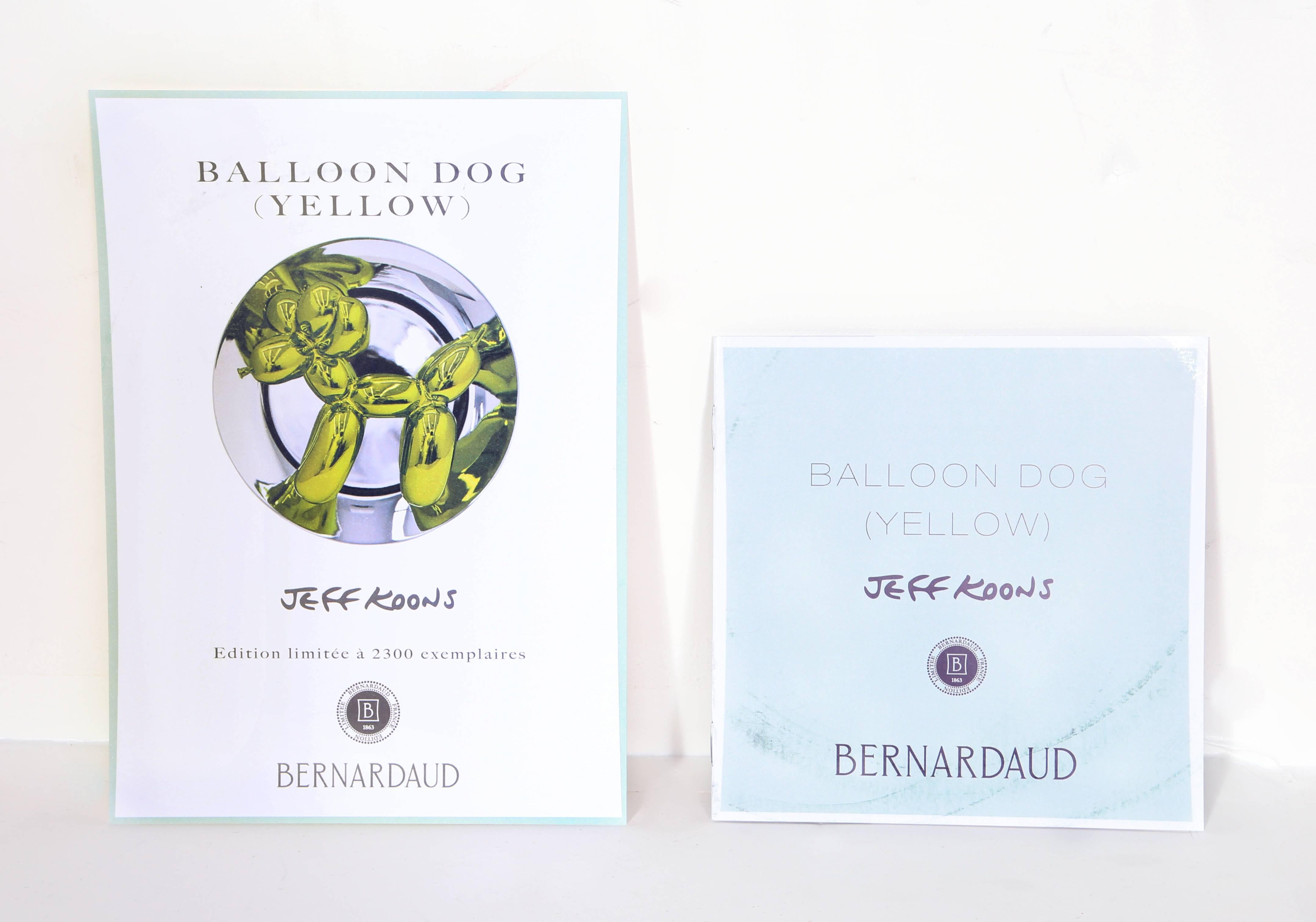 Balloon Dog (Yellow), Ceramic by Jeff Koons 4