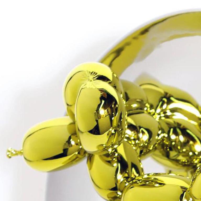 BALLOON DOG (YELLOW) - Pop Art Sculpture by Jeff Koons