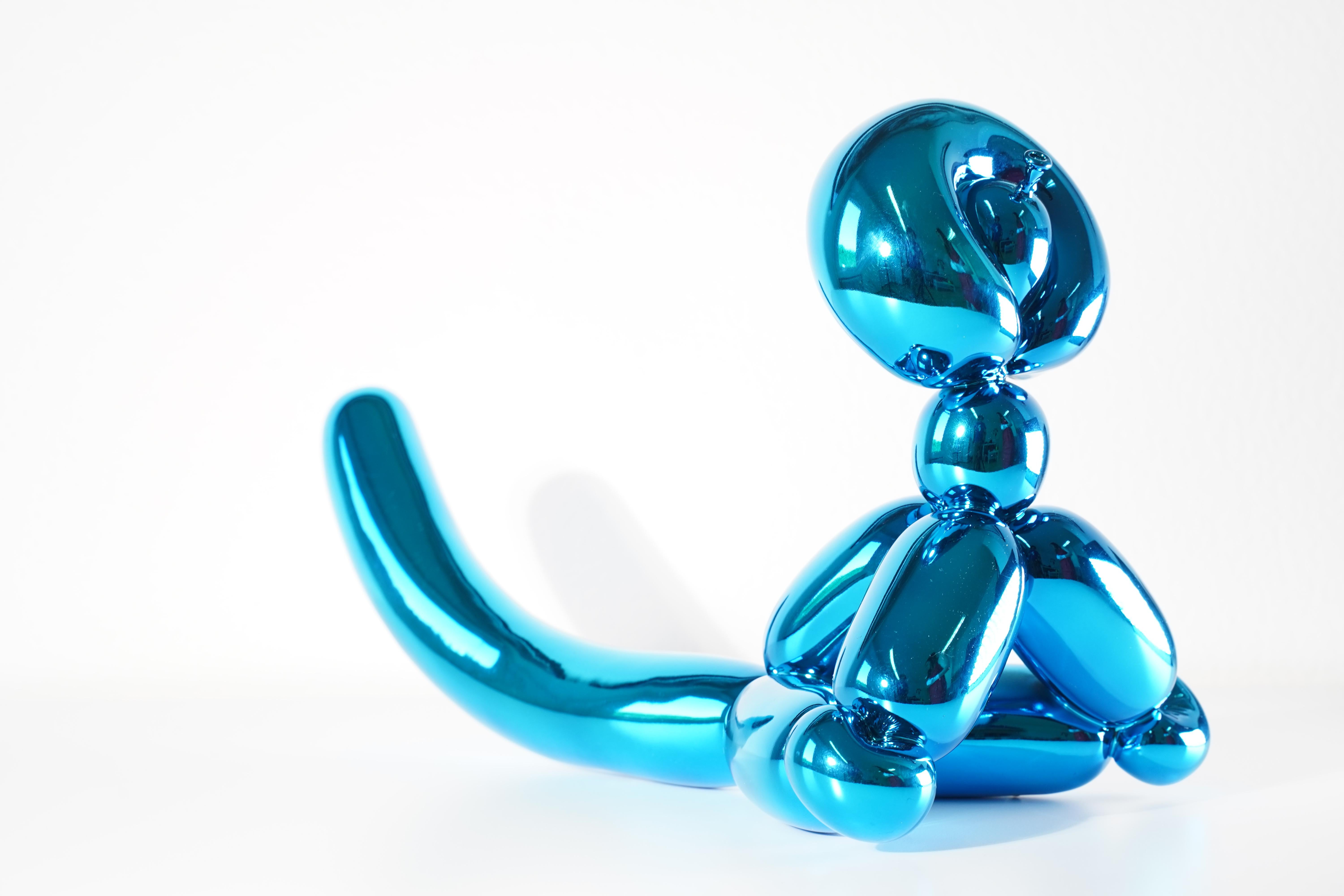 Balloon Monkey (Blue) - Jeff Koons, Contemporary, Porcelain, Sculpture, Decor en vente 2