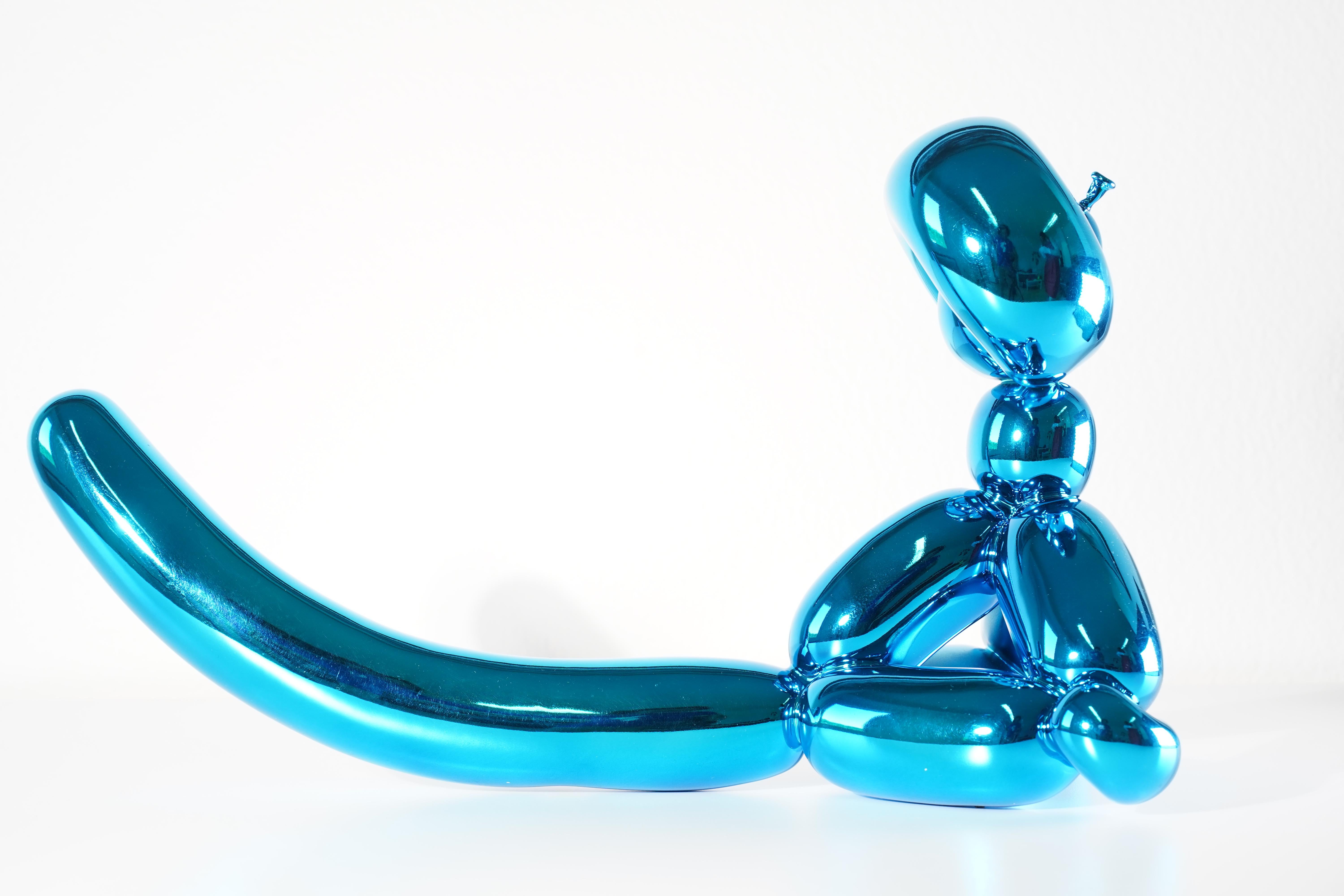 Balloon Monkey (Blue) - Jeff Koons, Contemporary, Porcelain, Sculpture, Decor For Sale 4