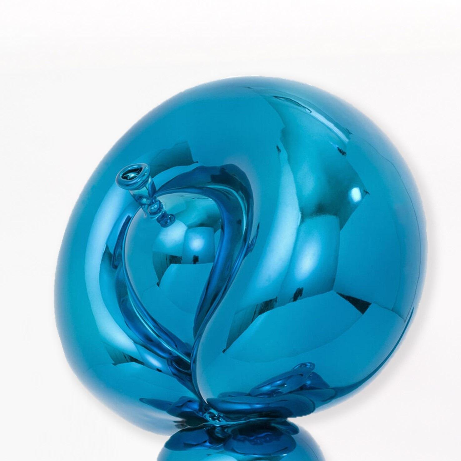 Ballon-Affe (Blau) - Jeff Koons, Contemporary, Porzellan, Skulptur, Dekor im Angebot 6