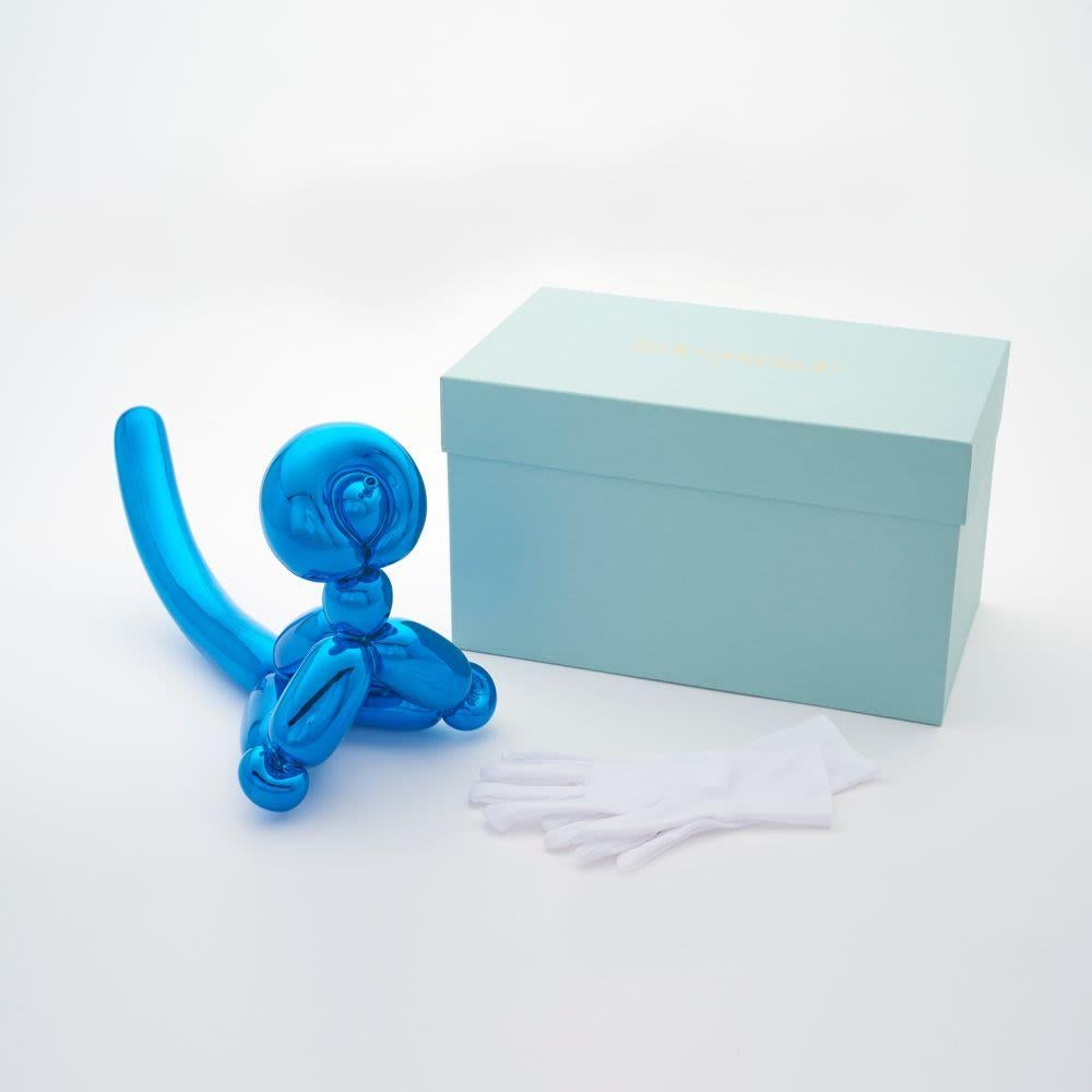 Ballon-Affe (Blau) - Jeff Koons, Contemporary, Porzellan, Skulptur, Dekor im Angebot 7