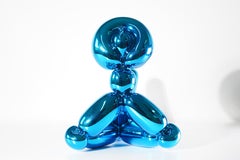 Balloon Monkey (Blue) - Jeff Koons, Contemporary, Porcelain, Sculpture, Decor