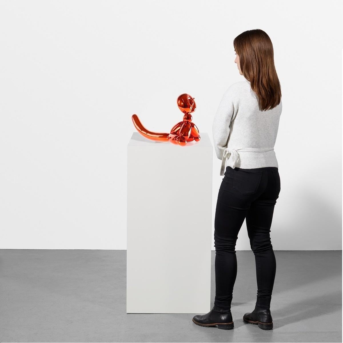 Monkey Balloon (Orange) - Jeff Koons, contemporain, porcelaine, sculpture, décoration en vente 5