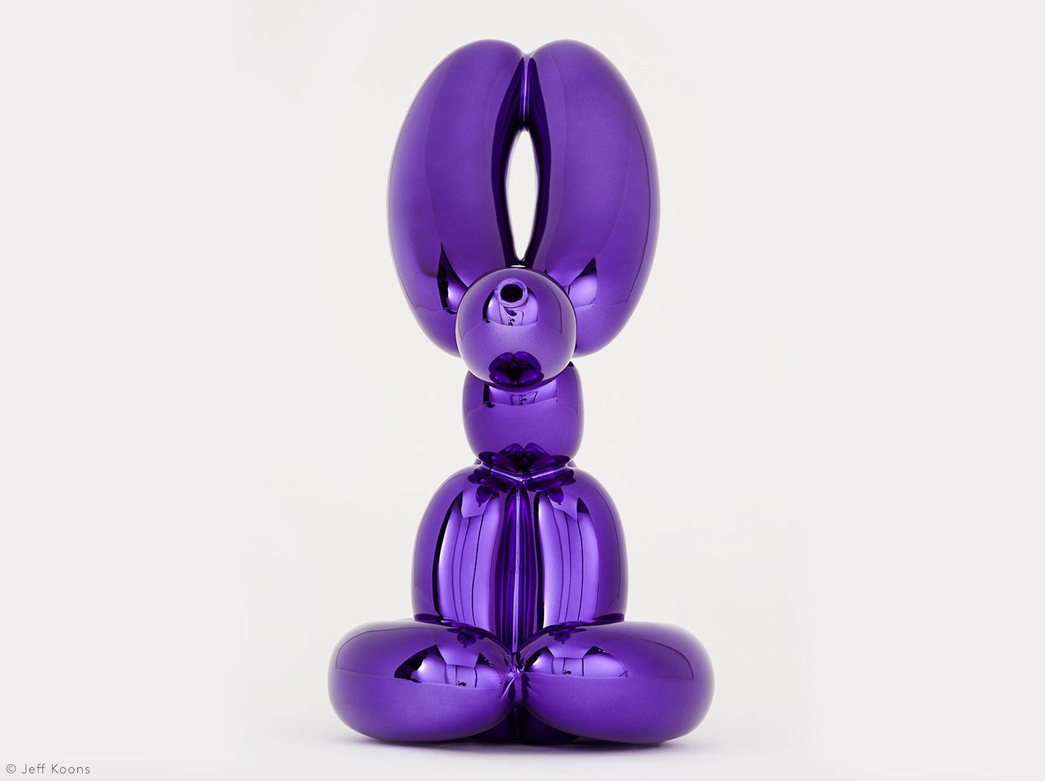 Balloon Rabbit (Violet)  - Sculpture by Jeff Koons