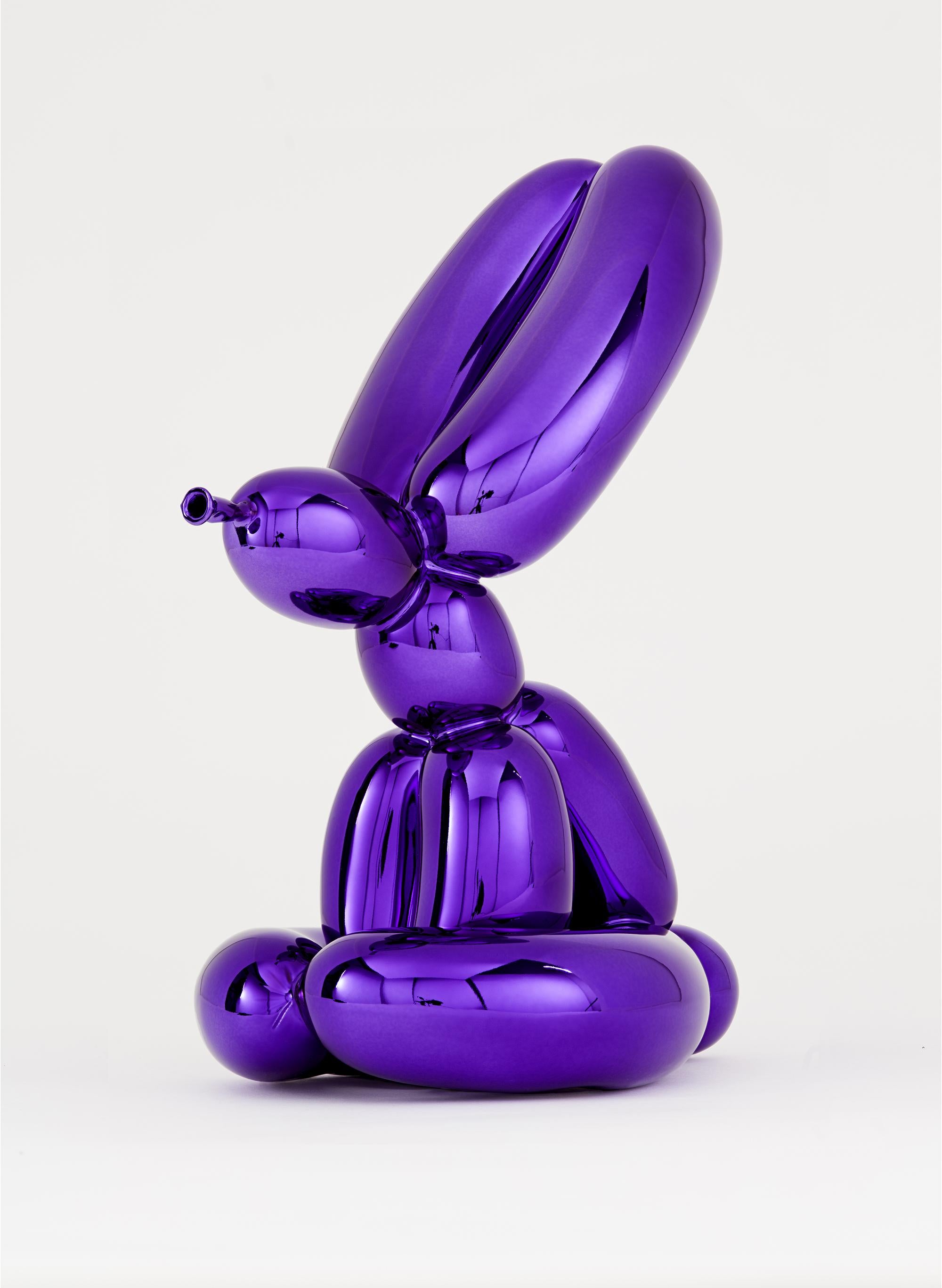 Jeff Koons Figurative Sculpture - Balloon Rabbit (Violet)