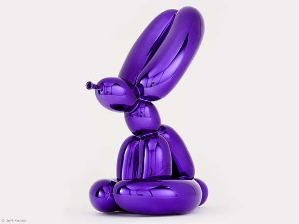 Jeff Koons - Balloon Rabbit (Violet) For Sale at 1stDibs | jeff koons ...