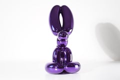 Balloon Rabbit (Violet) - Jeff Koons, Contemporary, Porcelain, Sculpture, Decor