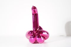 Balloon Swan (Magenta) - Jeff Koons, Contemporary, Porcelain, Sculpture, Decor