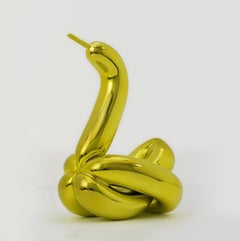 Swan en forme de ballon (jaune)