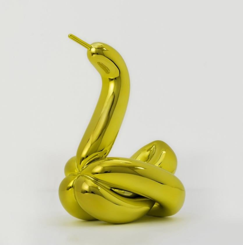 Swan ballon jaune