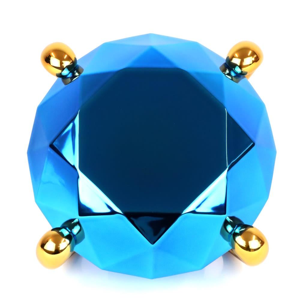 Blue Diamond Sculpture von Jeff Koons, Porzellan, Luxus-Objekte, Contemporary  im Angebot 1