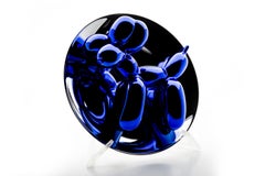 Jeff Koons Authentic Balloon Dog Limited Edition Blue Puppy Incl Dog, box, stand