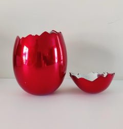 Jeff Koons -- Cracked Egg (Red)