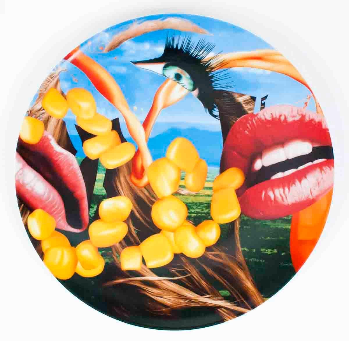 Jeff Koons-Lips-Bernardaud-Plate-2012