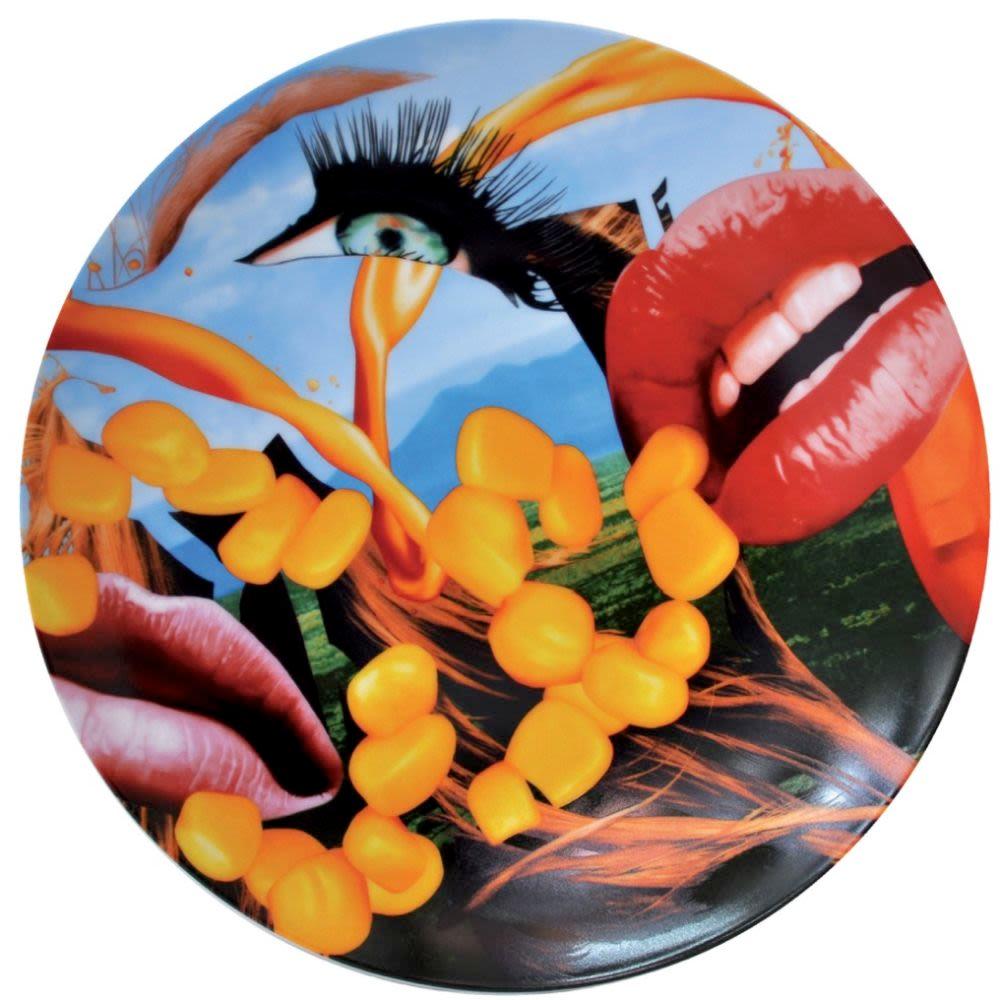 Exploring ideas of commodity, spectacle, celebrity, and consumption, Koons Coupe Plates embody his gleeful, tongue-in-cheek oeuvre. 

Jeff Koons
Lips Coupe Plate - Jeff Koons, 21st Century, Contemporary, Porcelain, Sculpture, Decor, Limited